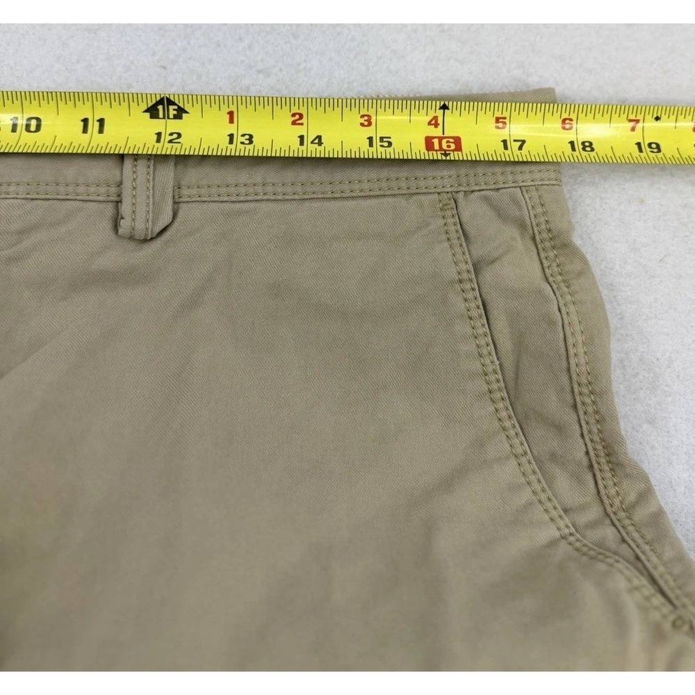 Tommy Bahama Men's Beige Chino Shorts Cotton Blend Pockets Flat Front Size 34 - Picture 5 of 7
